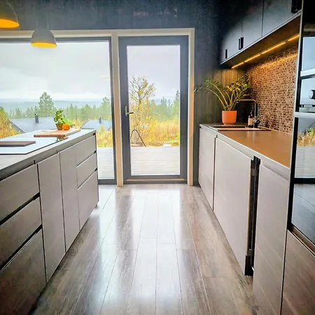 Semesterbostad Modern With Jacuzzi Near Alpine *
